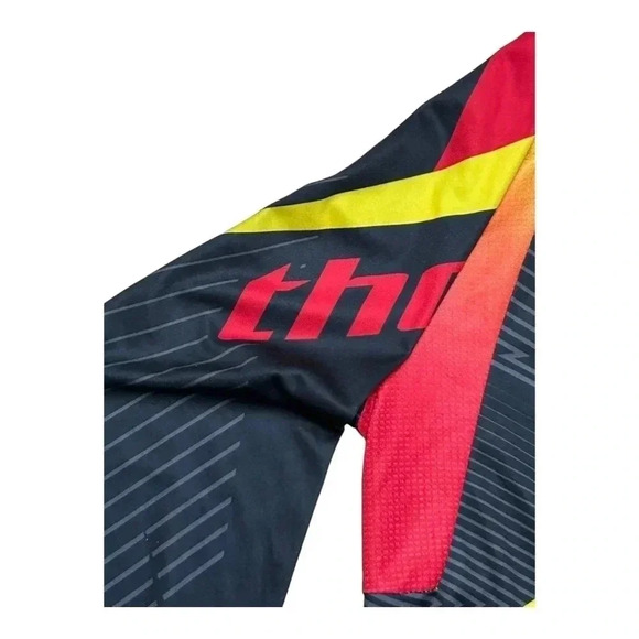 THOR Black Dirt Bike Jersey Size Small - Picture 7 of 8
